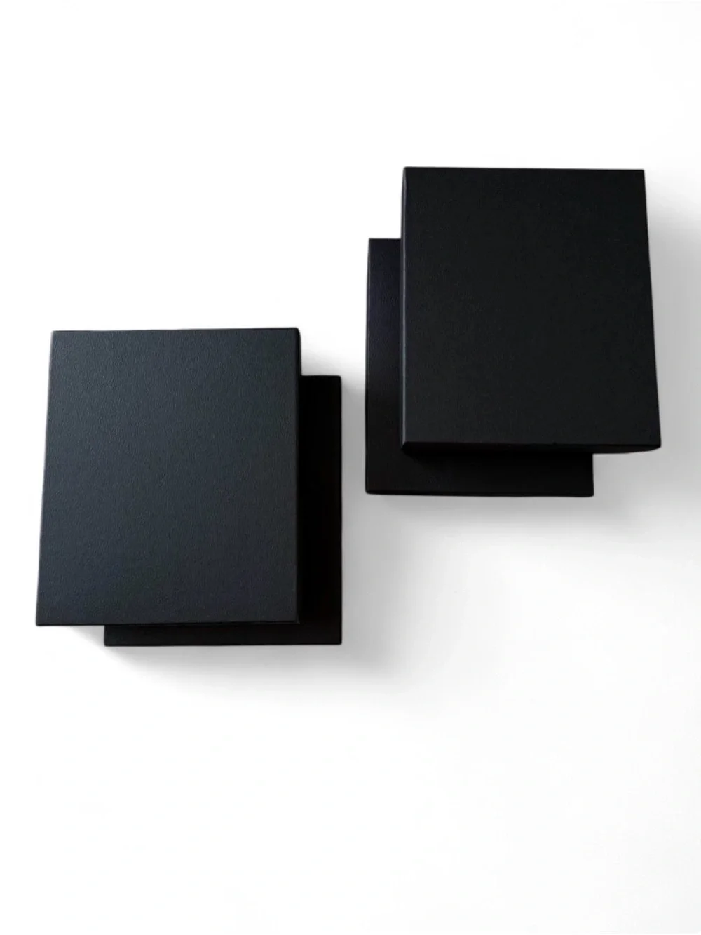 Black Jewelry Organizer Gift Boxes - Set of 3